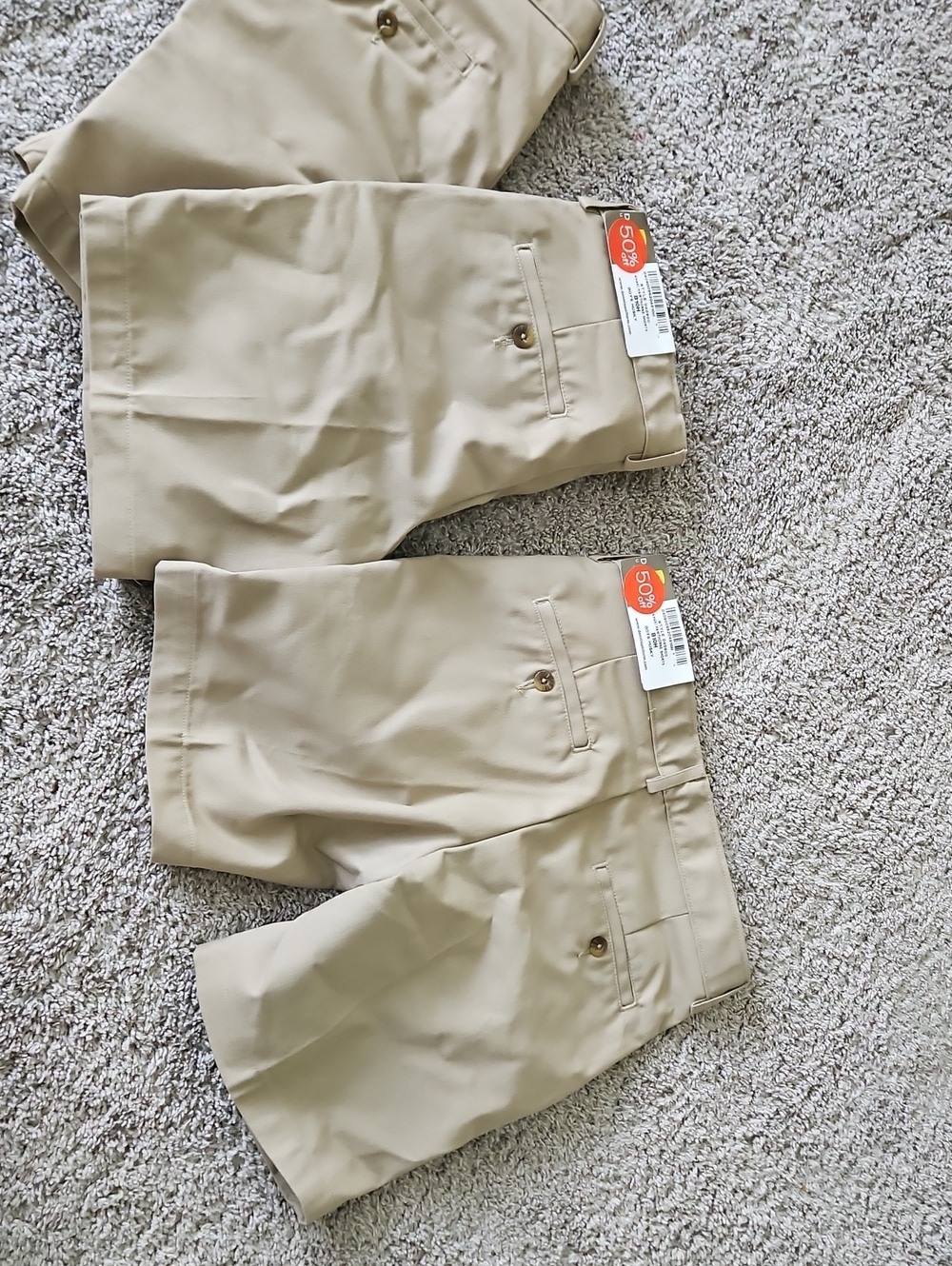 Nwt Dennis Classic Beige Khaki Shorts - 3 Pack